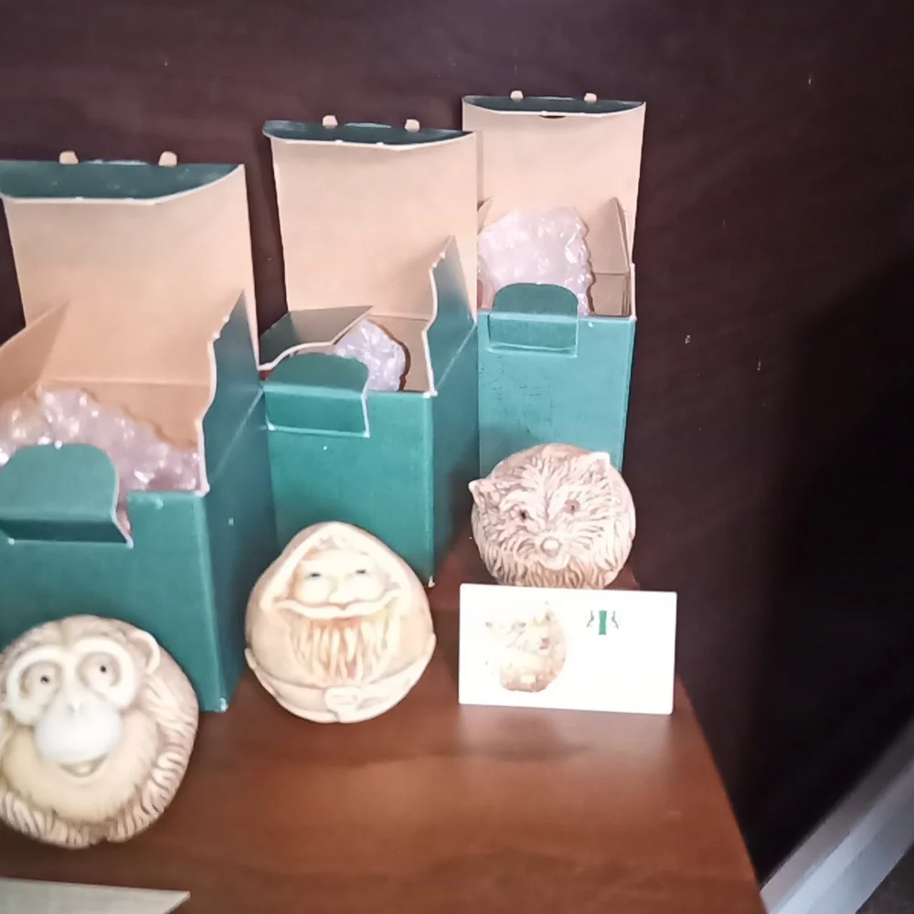 Set of 8 -Harmony KinGdom Roly Poly w/Box FERGIE -Monica... Sculptures Figurines